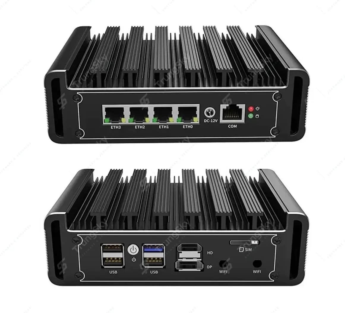 Router PC Beikong J6412 4 LAN 2.5Gbps DDR4
