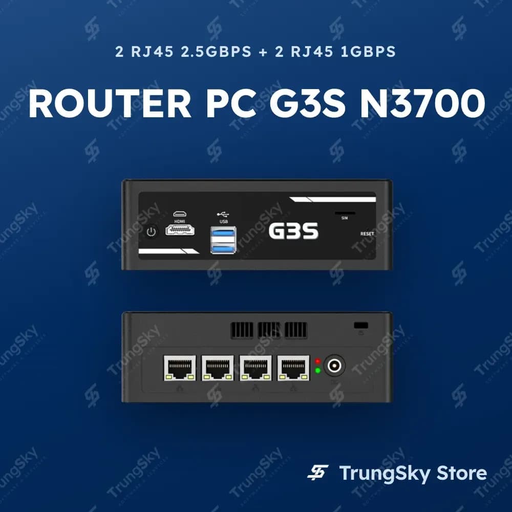 Router PC G3S N3700 4 LAN