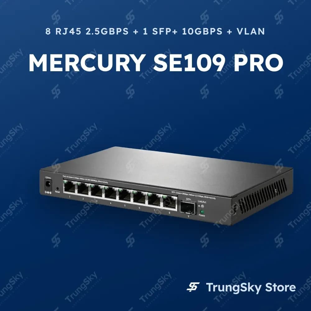 Bộ chia mạng Switch Mercury 2.5Gbps POE VLAN